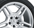 AMG Wheel, light-alloy, 18" Style IV, titanium silver paint finish